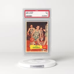 1957 Topps #17 Bob Cousy (PSA 7 NM)