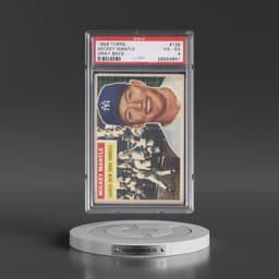 1956 Topps #135 Mickey Mantle - Gray Back (PSA 4 VG-EX)