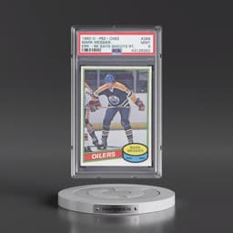 1980 O-Pee-Chee #289 Mark Messier - Error-Back Says Shoots Right (PSA 9 MINT)