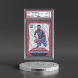 2015 Panini Prizm #328 Karl-Anthony Towns - Ruby Wave Prizm (PSA 10 GEM MINT)