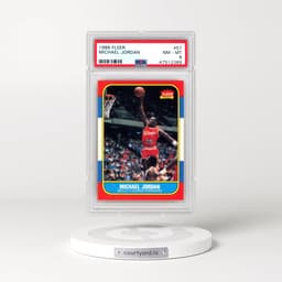 1986 Fleer #57 Michael Jordan (PSA 8 NM-MT)
