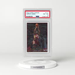 2003 Topps Chrome #111 LeBron James (PSA 8 NM-MT)