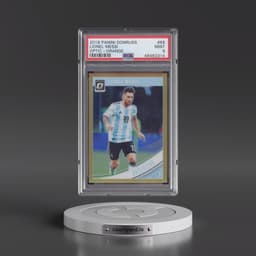 2018 Panini Donruss #88 Lionel Messi - Optic-Orange (PSA 9 MINT)