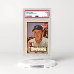 1952 Topps #404 Dick Brodowski (PSA 3 VG)