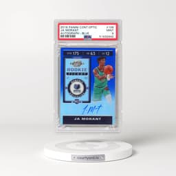 2019 Panini Contenders Optic #106 Ja Morant - Autograph-Blue (PSA 9 MINT)