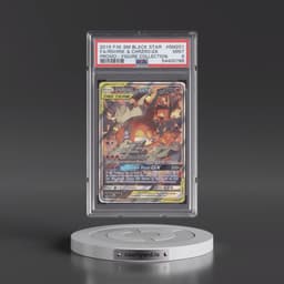 2019 Pokémon SM Black Star Promo #SM201 Reshiram & Charizard GX - Holo Full Art Reshiram & Charizard-GX Figure Collection (PSA 9 MINT)