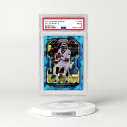 2020 Panini Prizm #343 Jalen Hurts - Blue Ice (PSA 9 MINT)