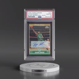2006 Topps Chrome #201 Rajon Rondo - Black Refractor-Autograph (PSA 10 GEM MINT)
