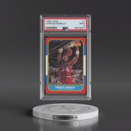 1986 Fleer #7 Charles Barkley (PSA 9 MINT)