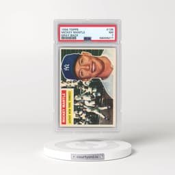 1956 Topps #135 Mickey Mantle - Gray Back (PSA 7 NM)