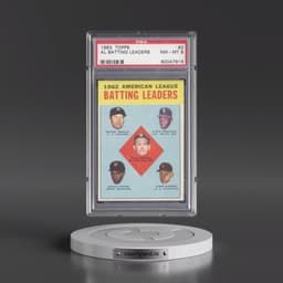 1963 Topps #2 AL Batting Leaders (PSA 8 NM-MT)