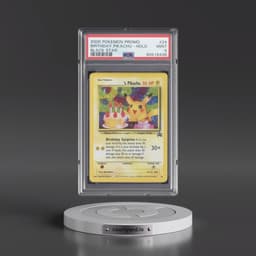 2000 Pokémon Promo Black Star #24 Birthday Pikachu - Holo (PSA 9 MINT)