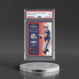 2002 Playoff Contenders #7 Tom Brady (PSA 9 MINT)