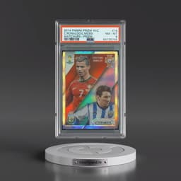 2014 Panini Prizm World Cup Matchups #19 Cristiano Ronaldo/Lionel Messi - Prizm (PSA 8 NM-MT)