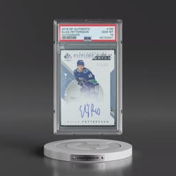 2018 SP Authentic #189 Elias Pettersson - Autograph (PSA 10 GEM MINT)