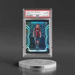 2020 Panini Obsidian #63 Pedri - Electric Etch Purple (PSA 10 GEM MINT)