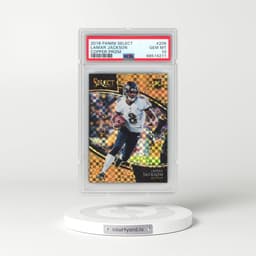 2018 Panini Select #205 Lamar Jackson - Copper Prizm (PSA 10 GEM MINT)