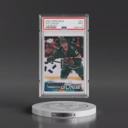 2022 Upper Deck #201 Matt Boldy - Clear Cut (PSA 9 MINT)
