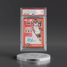 2018 Panini Contenders Optic #114 Shai Gilgeous-Alexander - Variation-Autograph-Red (PSA 9 MINT)