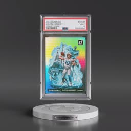 2022 Panini Donruss Downtown #DTJH Justin Herbert (PSA 9 MINT)