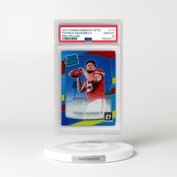 2017 Panini Donruss Optic #177 Patrick Mahomes II - Red/Yellow (PSA 10 GEM MINT)