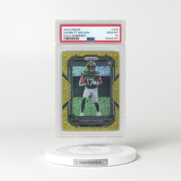 2022 Panini Prizm #309 Garrett Wilson - Gold Shimmer (PSA 10 GEM MINT)