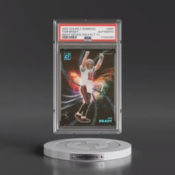 2022 Panini Clearly Donruss Night Moves #NM1 Tom Brady - Holo Platinum 1/1 (PSA AUTHENTIC)