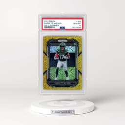 2022 Panini Prizm #309 Garrett Wilson - Gold Shimmer (PSA 10 GEM MINT)