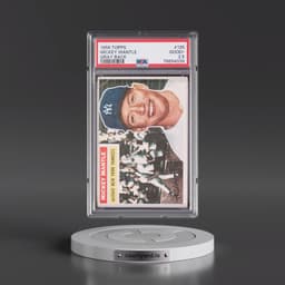 1956 Topps #135 Mickey Mantle - Gray Back (PSA 2.5 GOOD+)