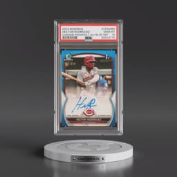 2023 Bowman Chrome Prospect Autographs #CPAHRO Hector Rodriguez - Blue Refractor (PSA 10 GEM MINT)