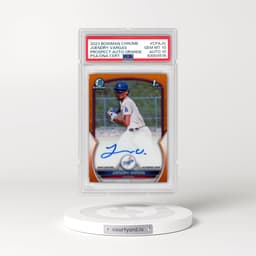 2023 Bowman Chrome Prospect Autographs #CPAJV Joendry Vargas - Orange Refractor (PSA 10 GEM MINT)