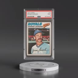 1977 Topps #75 Dennis Leonard (PSA 9 MINT)