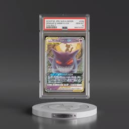 2018 Pokémon Sun & Moon Tag Bolt #038 Gengar & Mimikyu GX - Holo (PSA 10 GEM MINT)