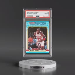 1988 Fleer Sticker #7 Michael Jordan (PSA 8 NM-MT)