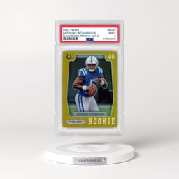 2023 Panini Prizm Prizm Flashback Rookie #PFR4 Anthony Richardson - Gold Prizm (PSA 9 MINT)