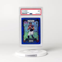 2023 Panini Prizm #339 CJ Stroud - Blue Shimmer (PSA 9 MINT)
