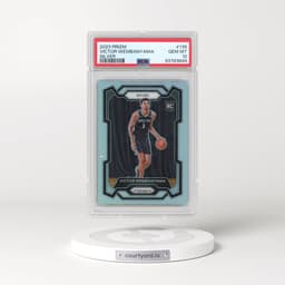 2023 Panini Prizm #136 Victor Wembanyama - Silver Prizm (PSA 10 GEM MINT)