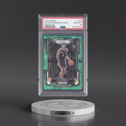 2023 Panini Prizm #136 Victor Wembanyama - Green Ice (PSA 10 GEM MINT)