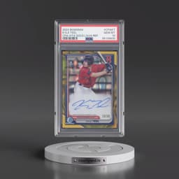 2024 Bowman Chrome Prospect Autographs #CPAKT Kyle Teel - Hta Gold Lava (PSA 10 GEM MINT)