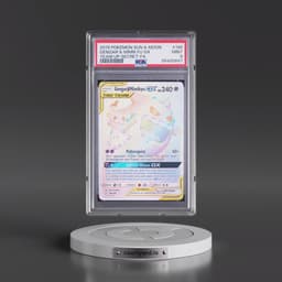 2019 Pokémon Sun & Moon Team Up #186 Gengar & Mimikyu GX - Holo Full Art Secret (PSA 9 MINT)