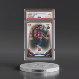 2023-24 Topps Chrome UEFA Club Competitions #64 Lamine Yamal - Refractor (PSA 9 MINT)