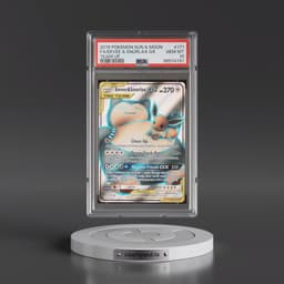 2019 Pokémon Sun & Moon Team Up #171 Eevee & Snorlax GX - Holo Full Art (PSA 10 GEM MINT)