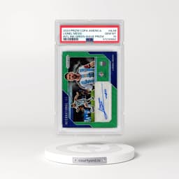 2024 Panini Prizm Conmebol Copa America International Ink #IILMI Lionel Messi - Green Wave (PSA 10 GEM MINT)