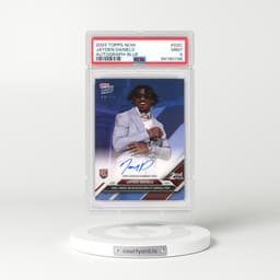 2024 Topps Now #D2C Jayden Daniels - Autograph-Blue (PSA 9 MINT)