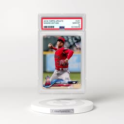 2018 Topps Update #US1 Shohei Ohtani - Pitching in Red Jersey (PSA 10 GEM MINT)
