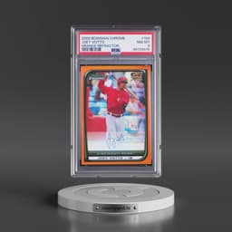2008 Bowman Chrome #194 Joey Votto - Orange Refractor (PSA 8 NM-MT)