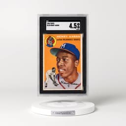 1954 Topps #128 Henry Aaron (SGC 4.5 VG-EX+)