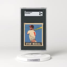 1948 Leaf Gum Co. #4 Stan Musial (SGC 3 VG)
