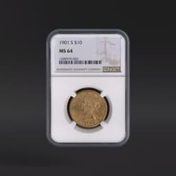 1901-S $10 Gold NGC MS64