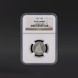 1877 Twenty cents NGC PF65CAMEO